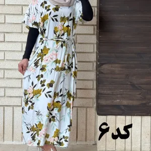 پیراهن مادر بزرگی آستین کوتاه 7064