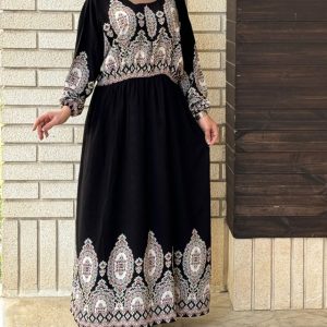ساحلی بیگ سایز طرح اندونزی آینه 6119