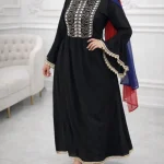 ساحلی مشکی آستین کلوش