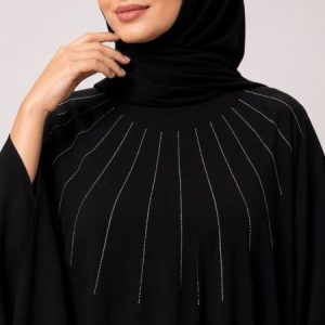 عبایی نگین دار بوگاتی محرمی 7554